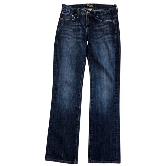 Lucky Brand Relaxed Fit Easy Rider Jeans Timeless Bootcut Style Dark Wash Denim - Picture 15 of 16